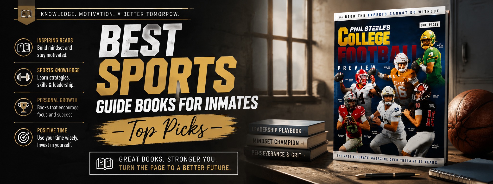 Best Sports Guide Books for Inmates – Top Picks