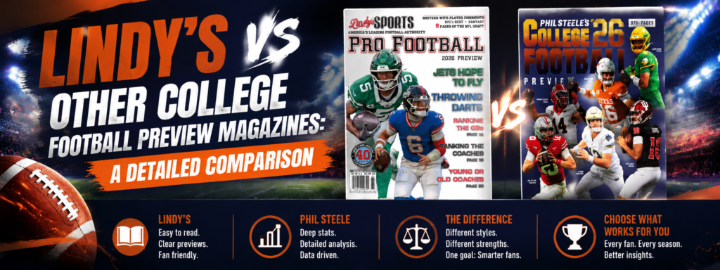 Lindy’s vs Other College Football Preview Magazines: A Detailed Comparison
