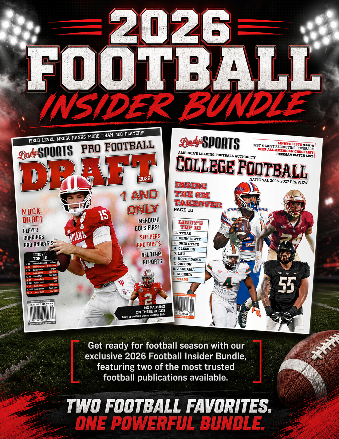 2026 Football Insider Bundle