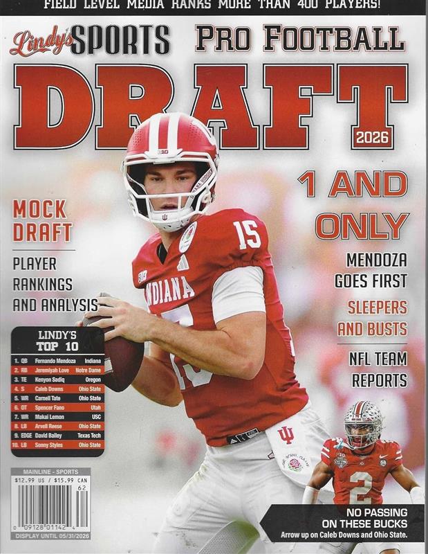 Lindy’s Sports Pro Football Draft 2026