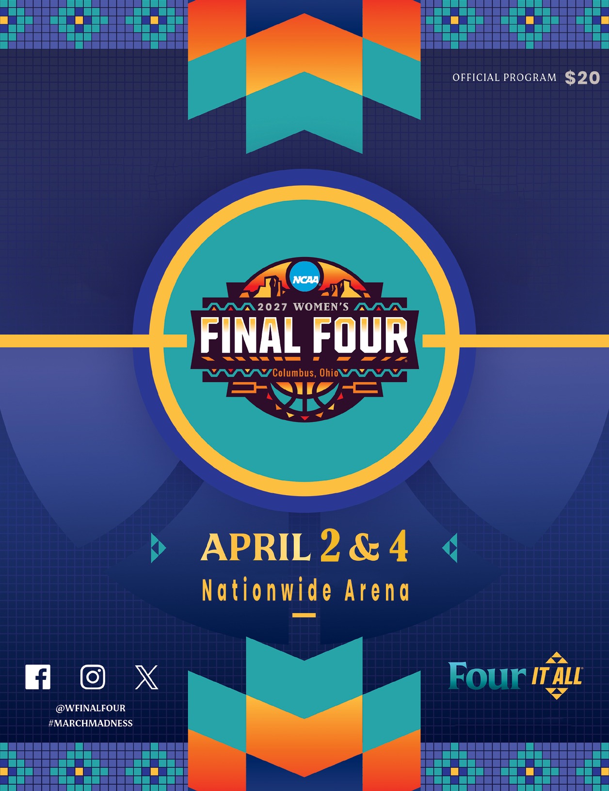Pre Order 2027 NCAA Women's Final Four Program