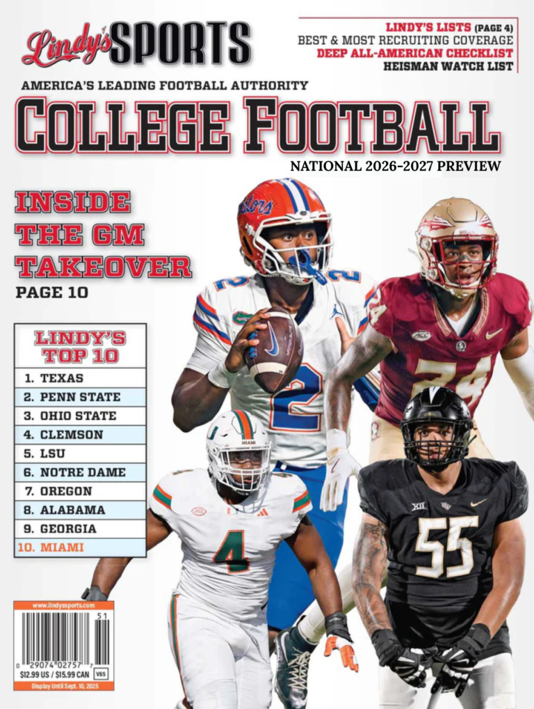 Lindy's 2026-2027 National College Football Magazine