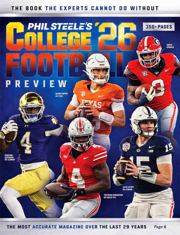 Pre Order Phil Steele’s College Football 2026-27