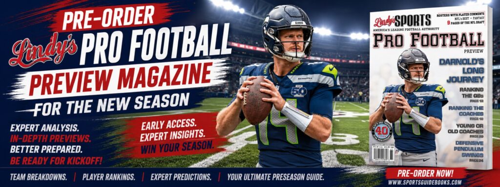 Pre-Order Lindy’s Pro Football Preview Magazine for the New Season