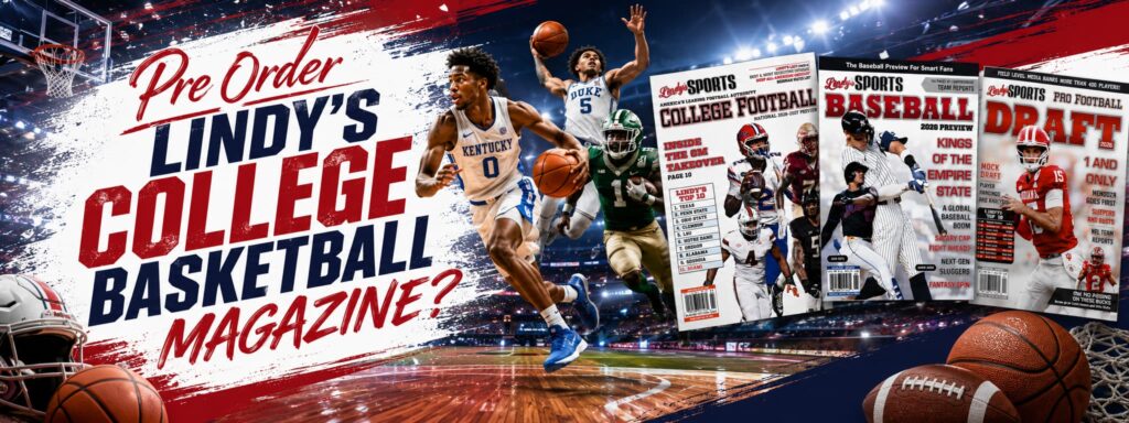 Pre Order Lindy's College Basketball Magazine